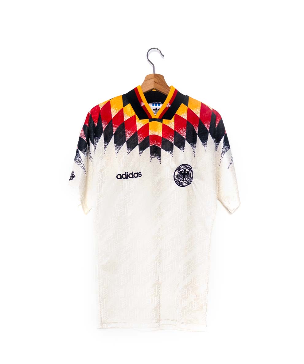 Maglia Calcio Germania 1994/1996 Adidas-Adidas-fronte.jpg; Maglia Calcio Germania 1994/1996 Adidas-Adidas-retro.jpg