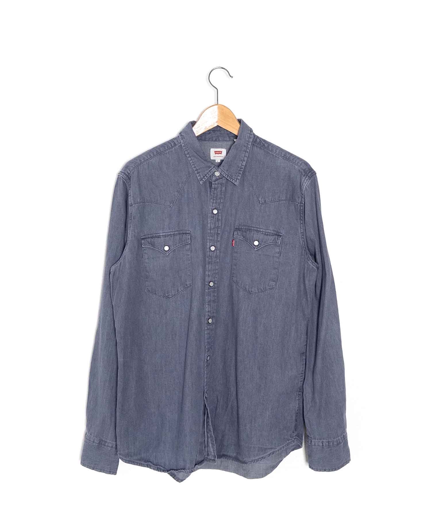 Camicia Jeans Levi's-Levi's-fronte.jpg; Camicia Jeans Levi's-Levi's-retro.jpg