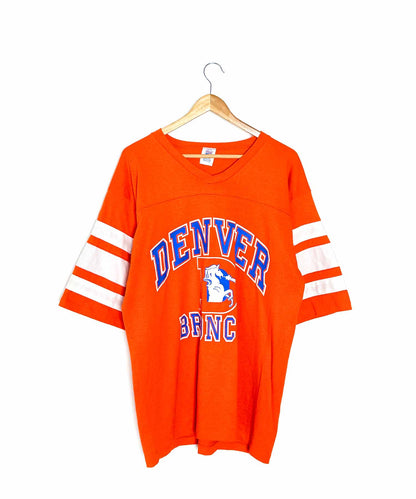 T-shirt Denver Broncos Vintage-Vintage-fronte.jpg; T-shirt Denver Broncos Vintage-Vintage-retro.jpg