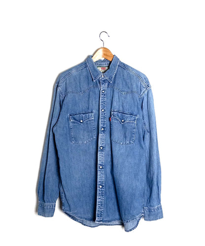 Camicia Jeans Levi's-Levi's-fronte.jpg; Camicia Jeans Levi's-Levi's-retro.jpg