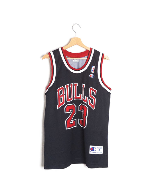 Canotta Basket Chicago Bulls Champion-Champion-fronte.jpg; Canotta Basket Chicago Bulls Champion-Champion-retro.jpg