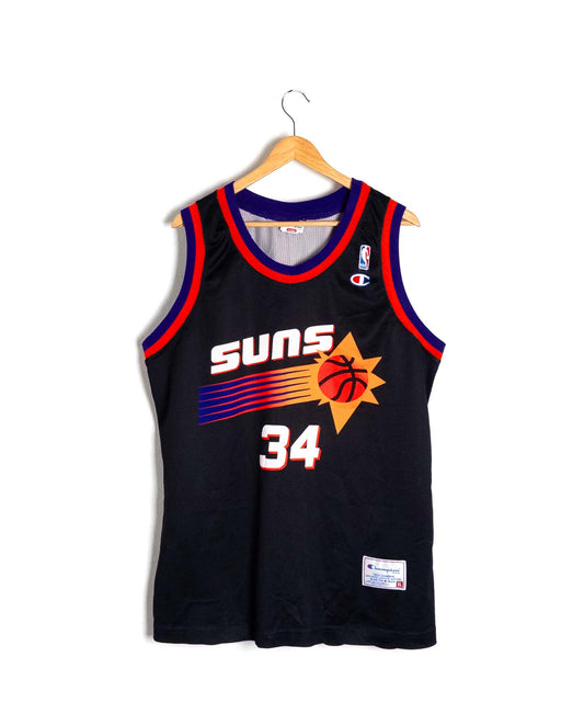 Canotta NBA Phoenix Suns Champion-Champion-fronte.jpg; Canotta NBA Phoenix Suns Champion-Champion-retro.jpg