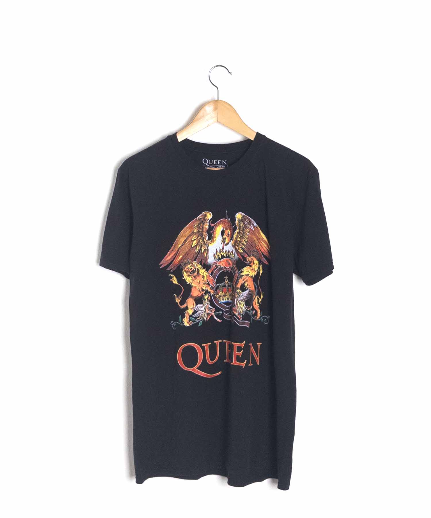 T-shirt Queen Vintage-Vintage-fronte.jpg; T-shirt Queen Vintage-Vintage-retro.jpg