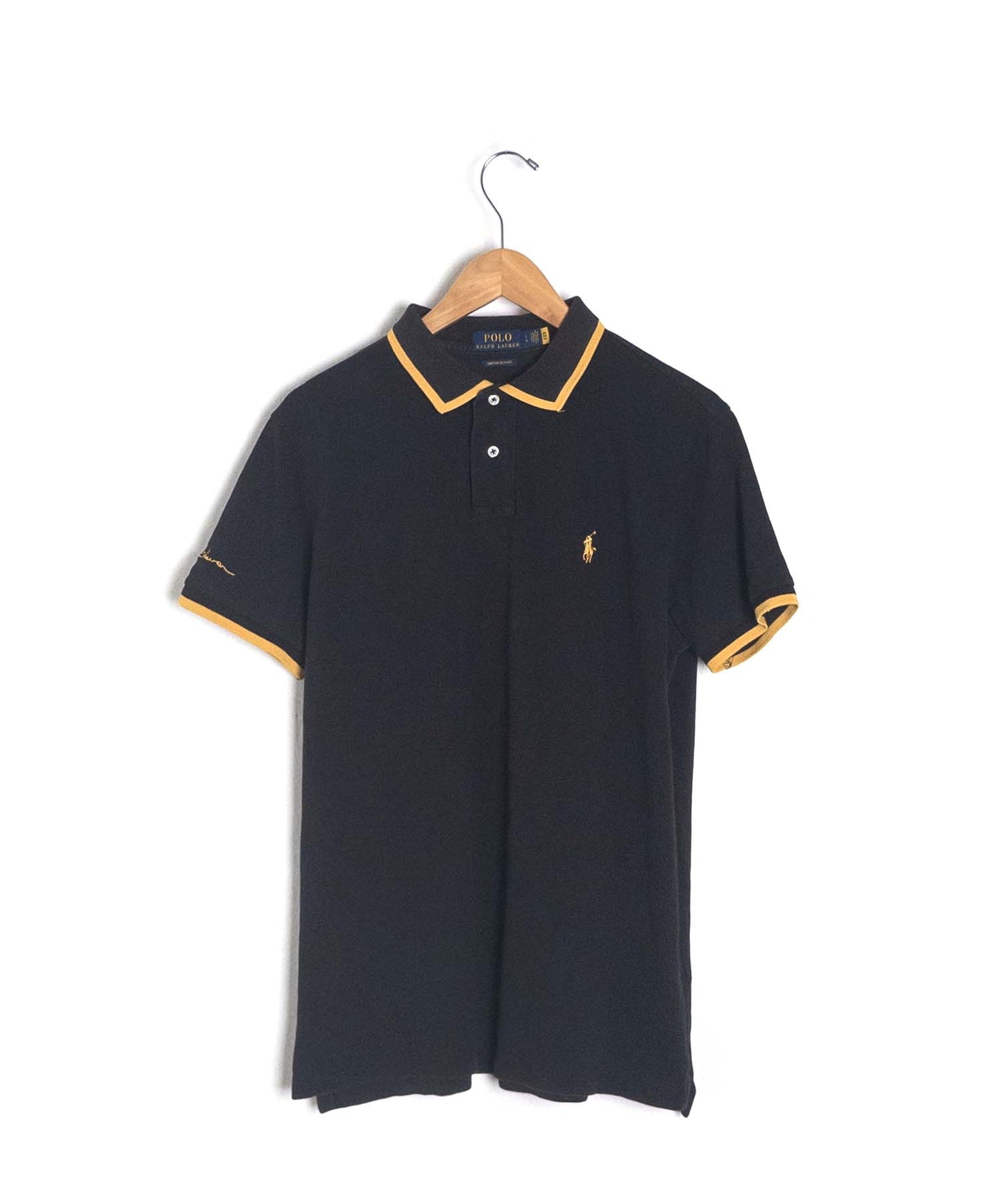 Polo Custom Slim Fit Ralph Lauren-Ralph Lauren-fronte.jpg; Polo Custom Slim Fit Ralph Lauren-Ralph Lauren-retro.jpg