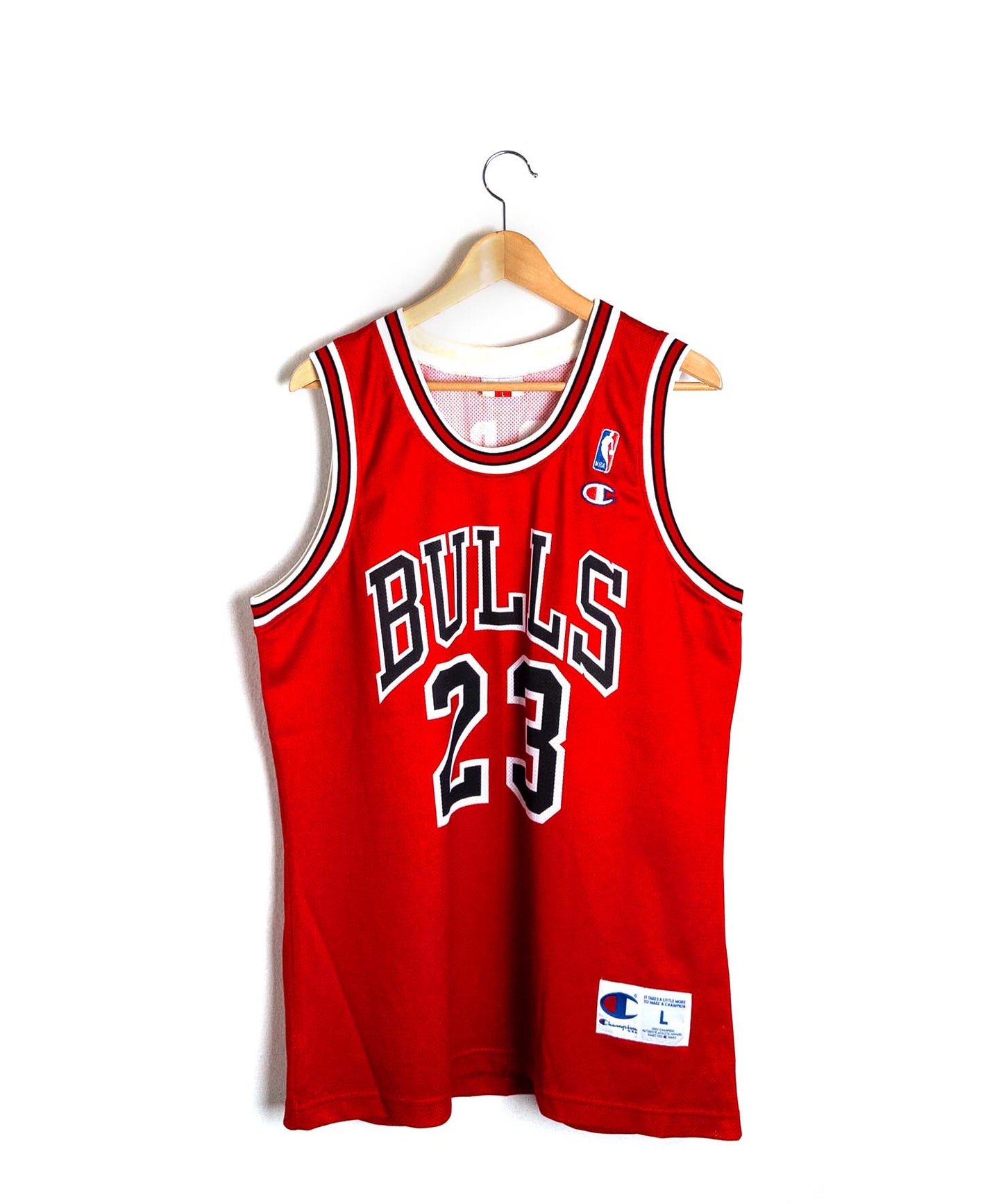 Canotta Basket Chicago Bulls Champion-Champion-fronte.jpg; Canotta Basket Chicago Bulls Champion-Champion-retro.jpg