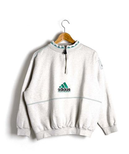 Felpa mezza zip Adidas-Adidas-fronte.jpg; Felpa mezza zip Adidas-Adidas-retro.jpg