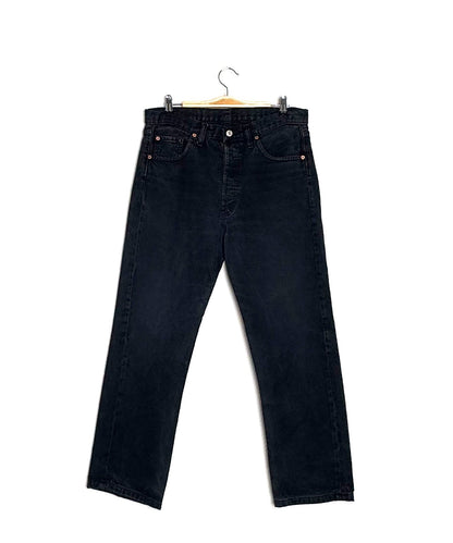 Jeans Levi's 501 W34 (made USA)-Levi's-fronte.jpg; Jeans Levi's 501 W34 (made USA)-Levi's-retro.jpg