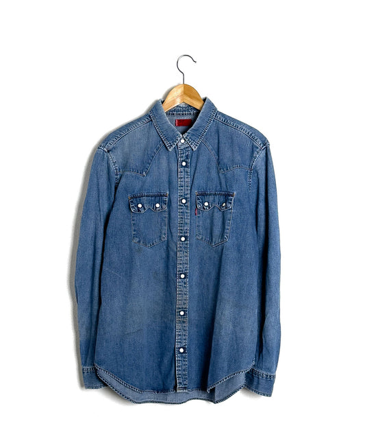 Camicia Jeans Levi's-Levi's-fronte.jpg; Camicia Jeans Levi's-Levi's-retro.jpg