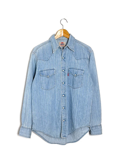 Camicia Jeans Levi's-Levi's-fronte.jpg; Camicia Jeans Levi's-Levi's-retro.jpg