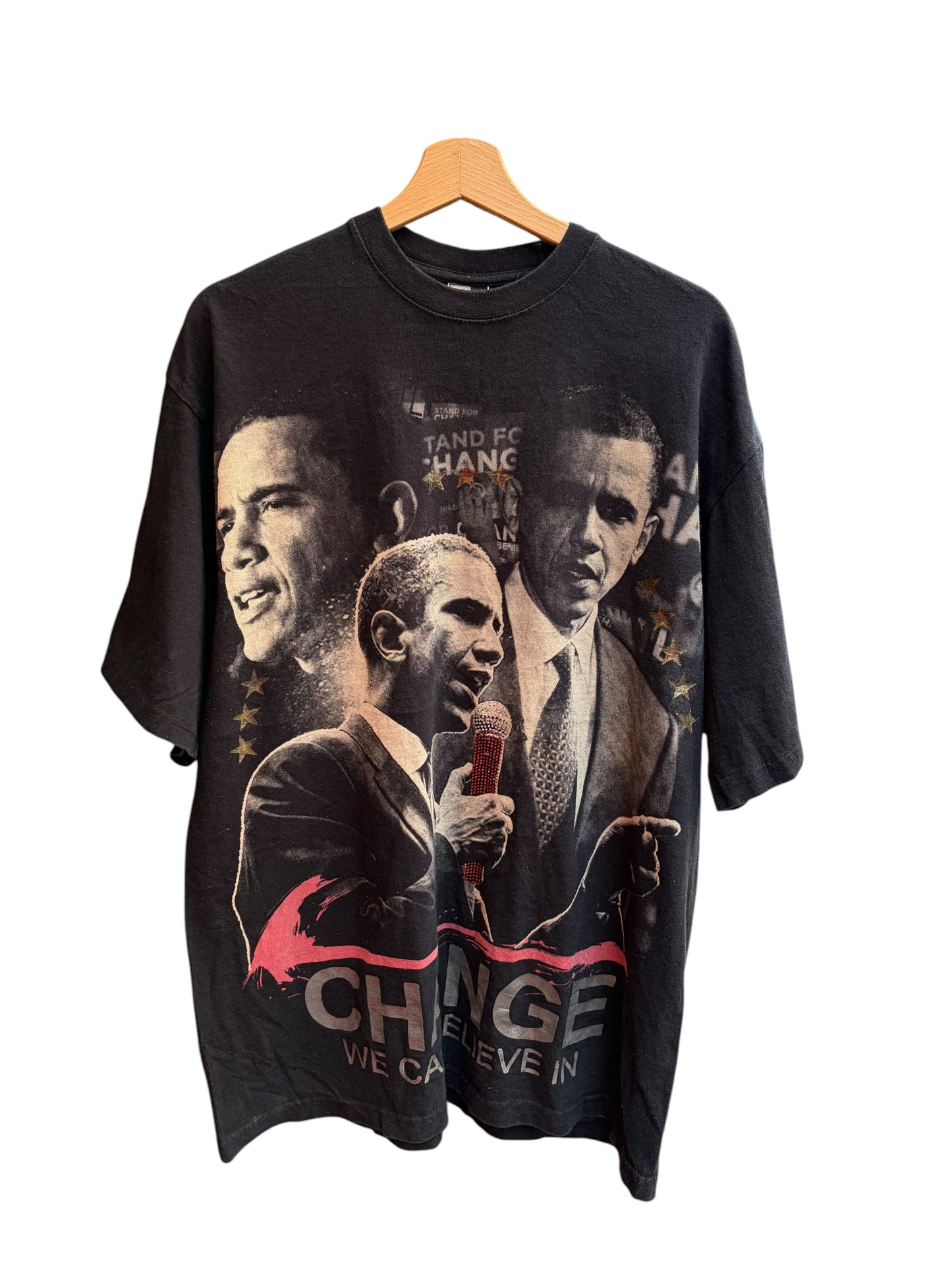 T-shirt Obama Vintage