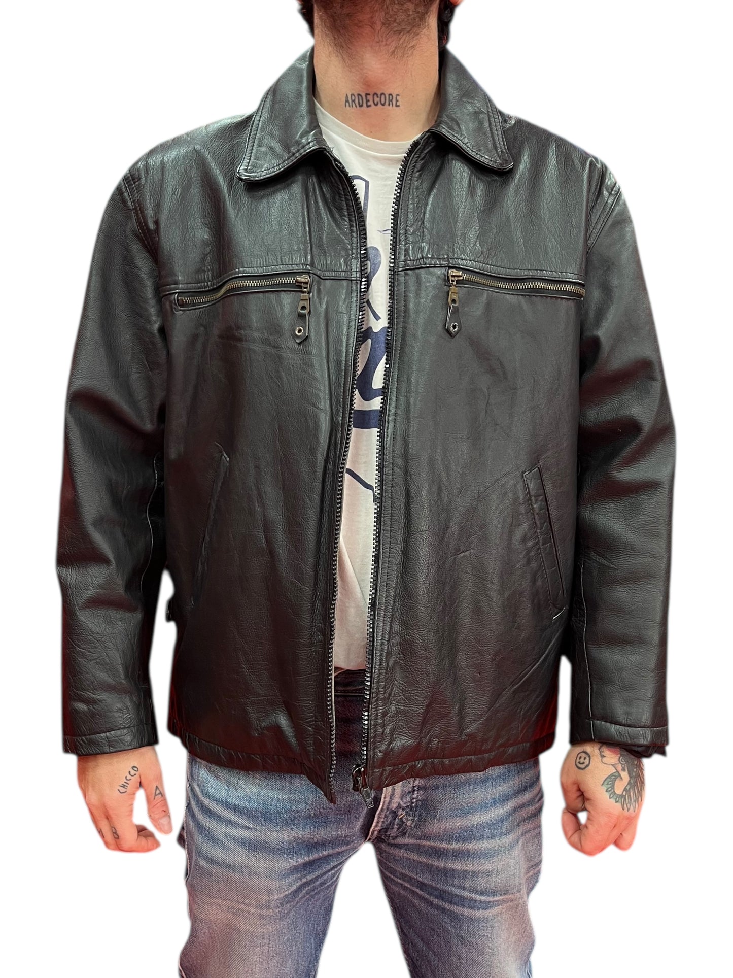 Giacca in vera pelle Vintage