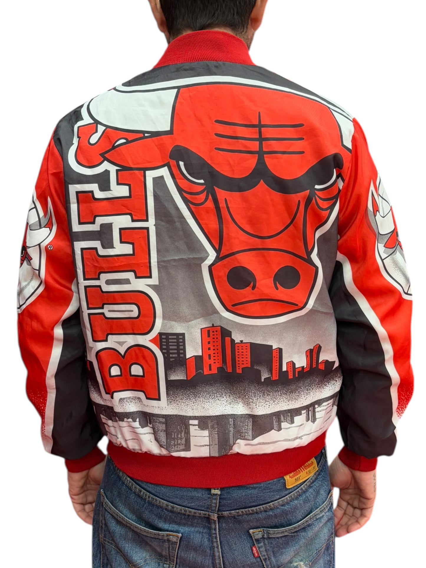 Bomber Chicago Bulls Chalk Line 1990 (Made USA)