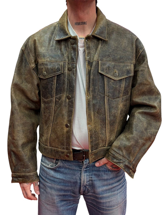 Giacca in vera pelle Vintage