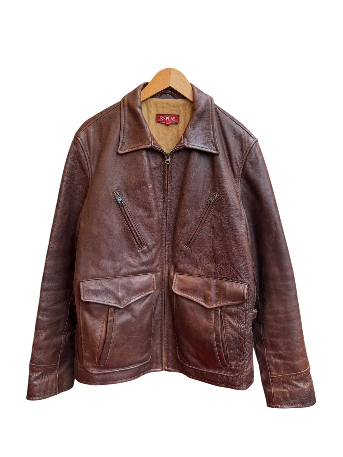 Giacca in vera pelle Replay