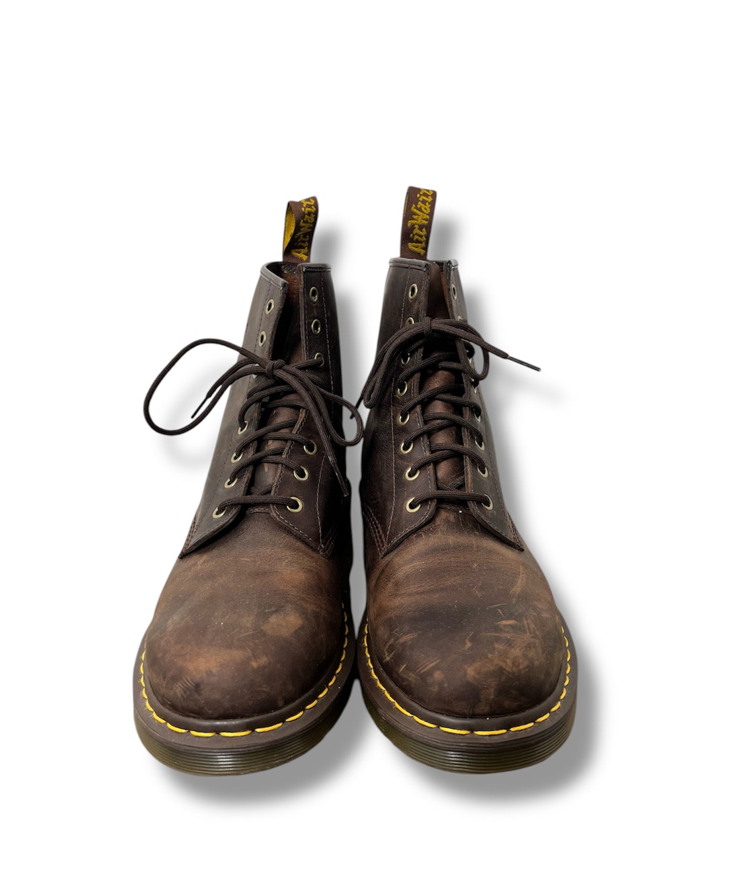 Stivali Stringati in pelle Dr. Martens