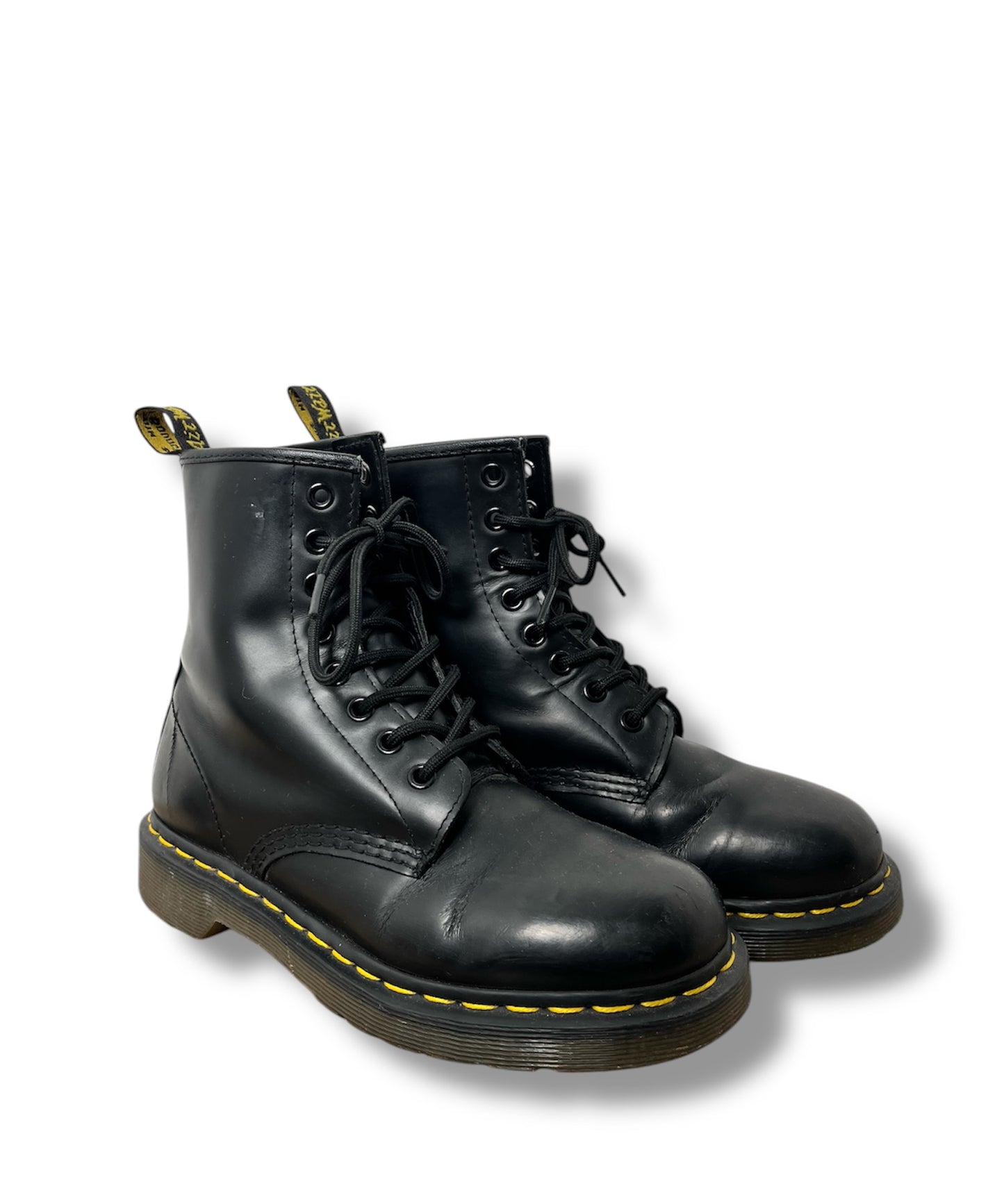 Stivali Stringati in pelle Dr. Martens