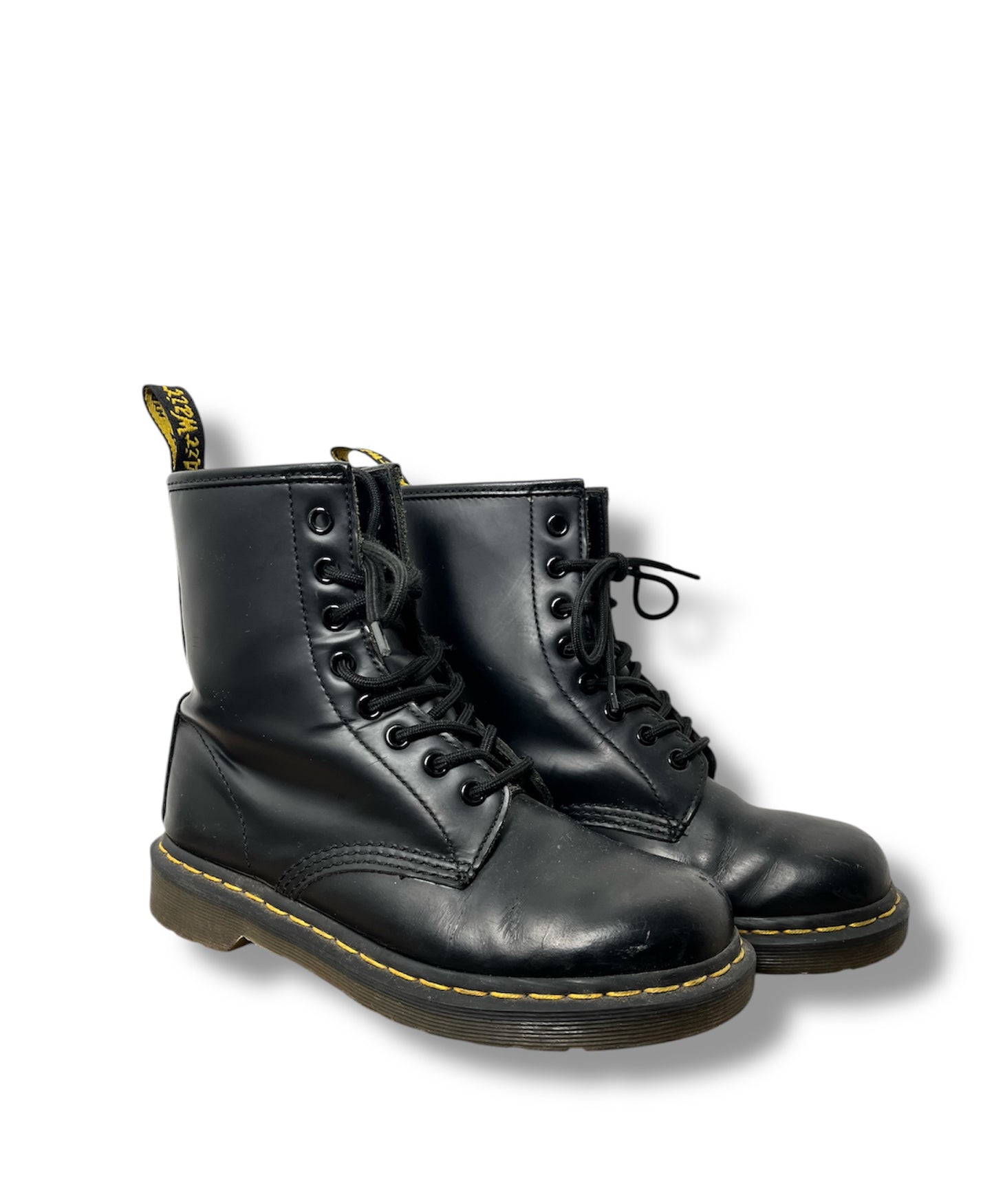 Stivali Stringati in pelle Dr. Martens