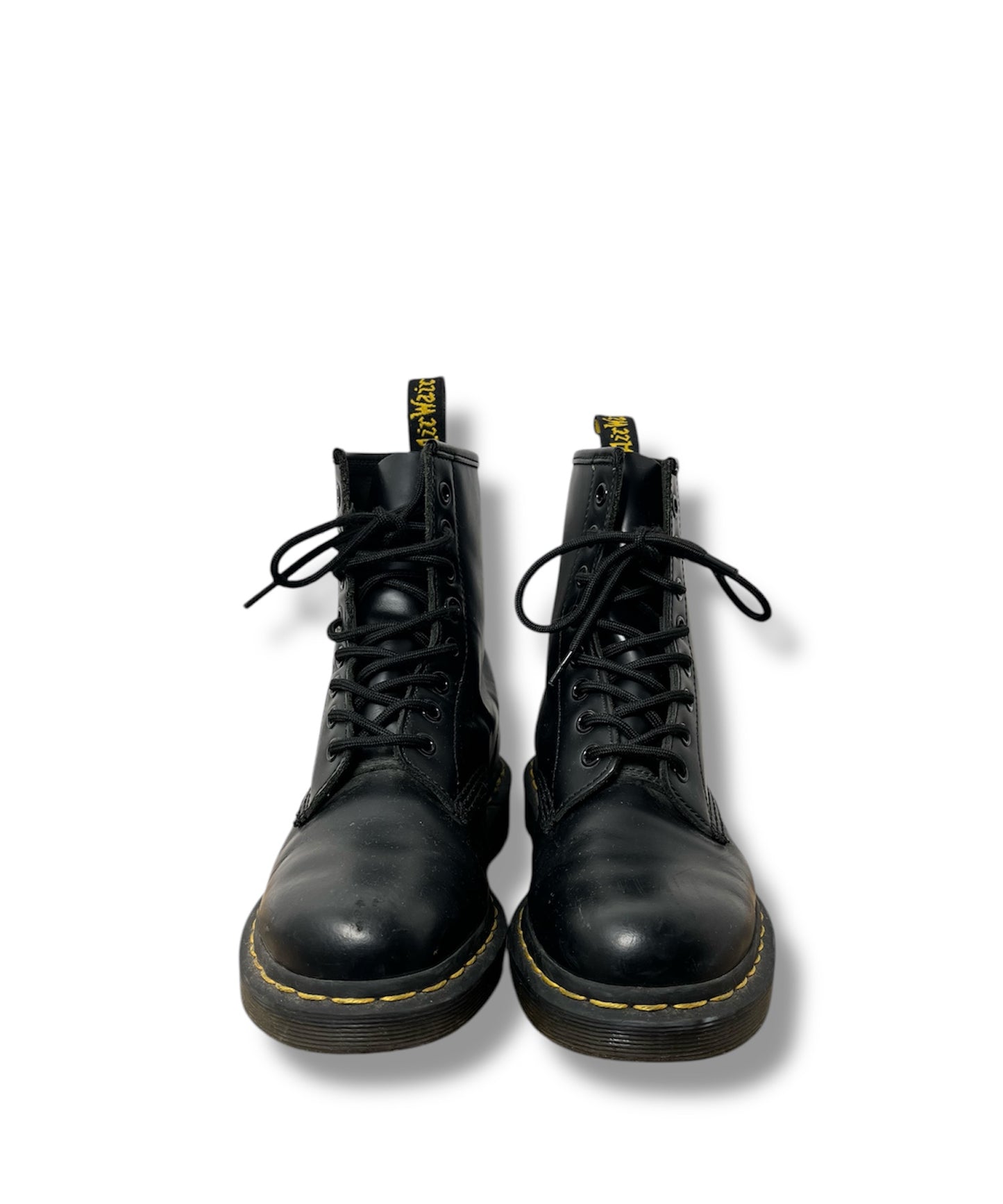 Stivali Stringati in pelle Dr. Martens