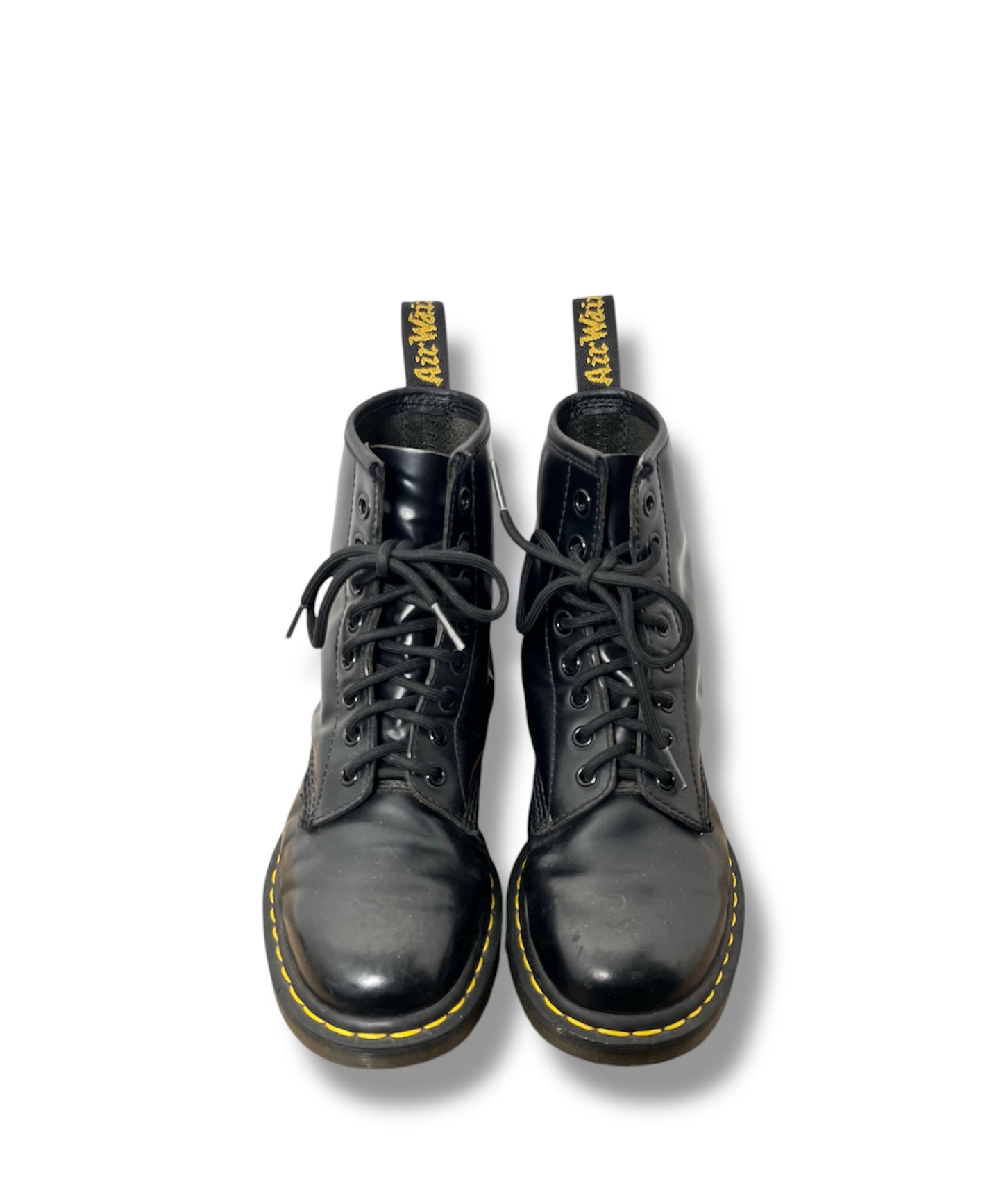 Stivali Stringati in pelle Dr. Martens