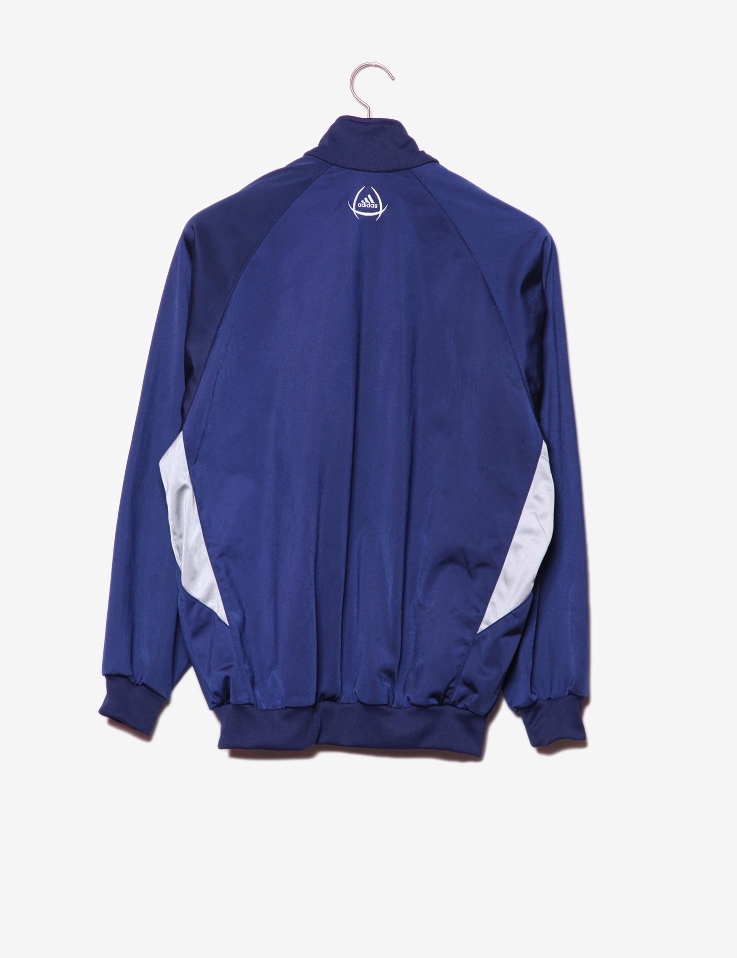 Adidas Tracksuit Jacket Blue White Gray Vintage Clothing Shop Online Pifebo